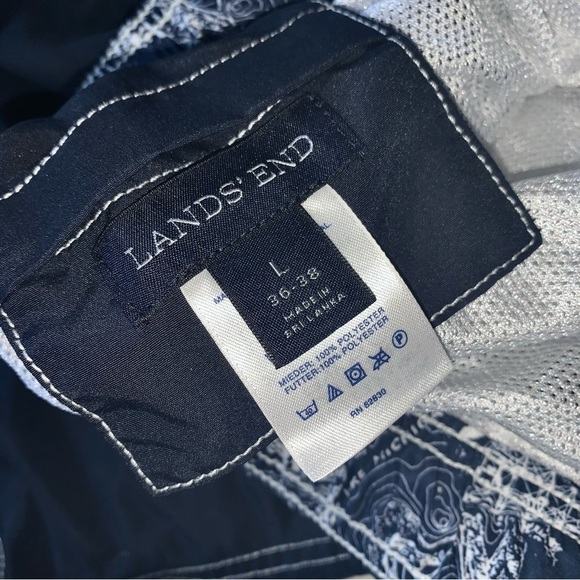 Lands’ End Swimwear Shorts Large - Picture 3 of 3